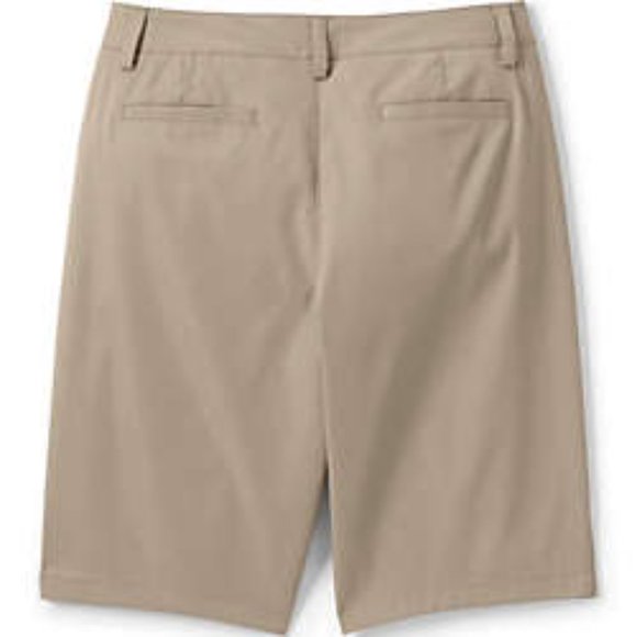 Lands End Women's Active Chino Shorts, Khaki, NWT - Picture 4 of 4